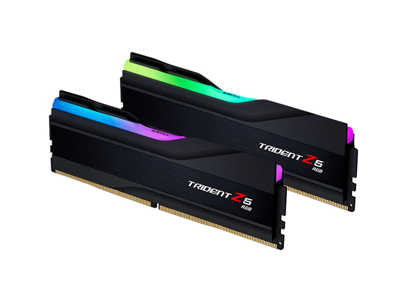 G.Skill Trident Z5 RGB DDR5-5600 - 32GB - CL36 - Dual Channel (2 pcs) - Intel XMP - Schwarz mit RGB