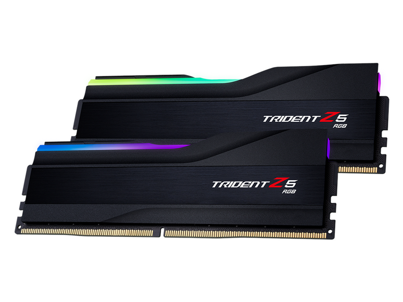 G.Skill Trident Z5 RGB DDR5-5600 - 32GB - CL36 - Dual Channel (2 pcs) - Intel XMP - Schwarz mit RGB