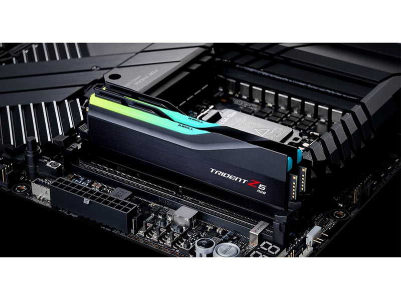 G.Skill Trident Z5 RGB DDR5-5600 - 32GB - CL36 - Dual Channel (2 pcs) - Intel XMP - Schwarz mit RGB