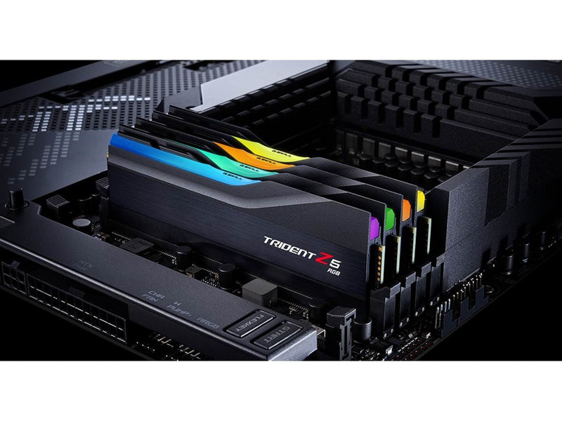 G.Skill Trident Z5 RGB DDR5-5600 - 32GB - CL36 - Dual Channel (2 pcs) - Intel XMP - Schwarz mit RGB