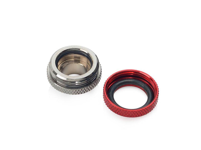 Bitspower G1/4" Black Sparkle / Deep Blood Red Enhance Multi-Link For OD 14MM