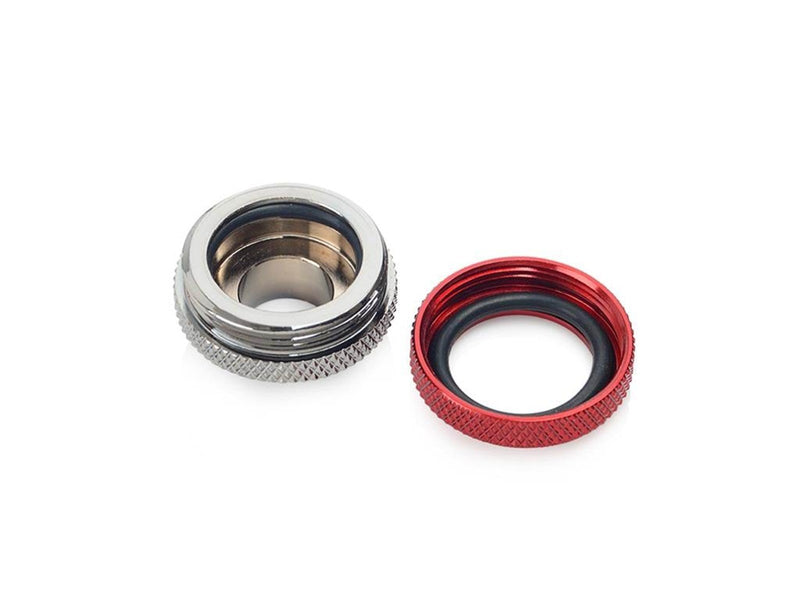 Bitspower G1/4" Black Sparkle / Deep Blood Red Enhance Multi-Link For OD 16MM