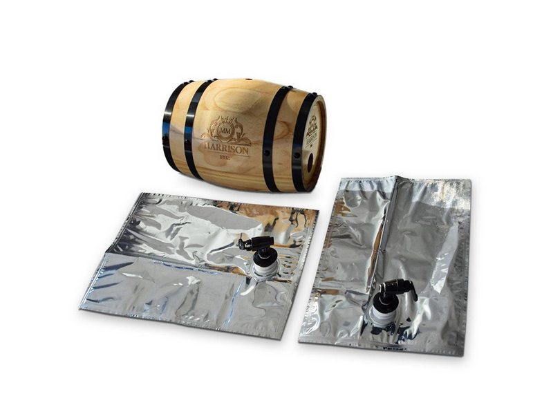 Mikamax Wooden Barrel Dispenser