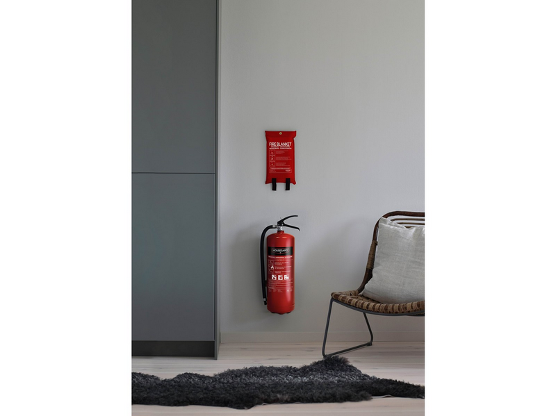 Housegard Fire blanket 120x180 cm Red Silicone coated