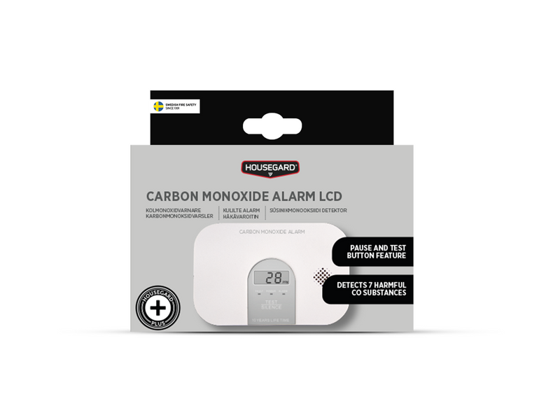 Housegard Carbon Monoxide Alarm with LCD CA107