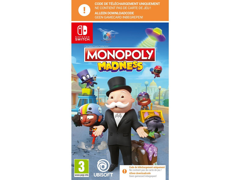 Monopoly Madness (Code in a Box) - Nintendo Switch - Unterhaltung - PEGI 3