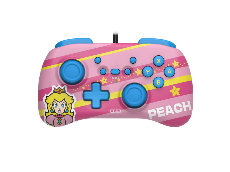 HORI PAD Mini (Super Mario Series - Peach) - Wired Controller - Nintendo Switch