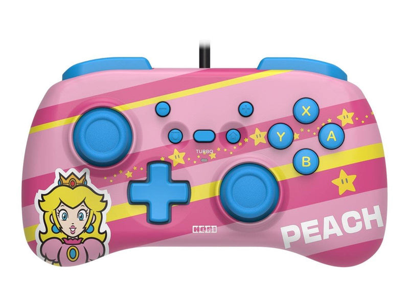 HORI PAD Mini (Super Mario Series - Peach) - Wired Controller - Nintendo Switch