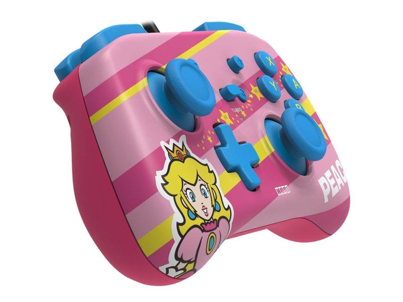 HORI PAD Mini (Super Mario Series - Peach) - Wired Controller - Nintendo Switch