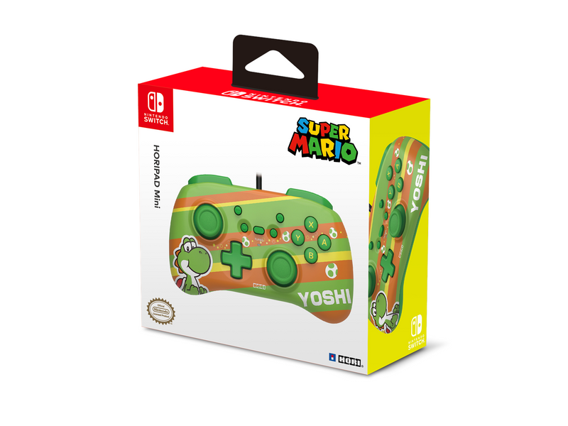 HORI PAD Mini (Super Mario Series - Yoshi) - Wired Controller - Nintendo Switch