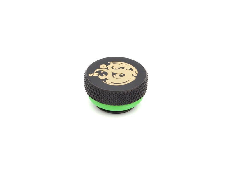 Bitspower G1/4" Matt Black Stop Fitting V2
