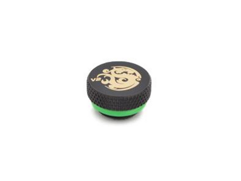 Bitspower G1/4" Matt Black Stop Fitting V2