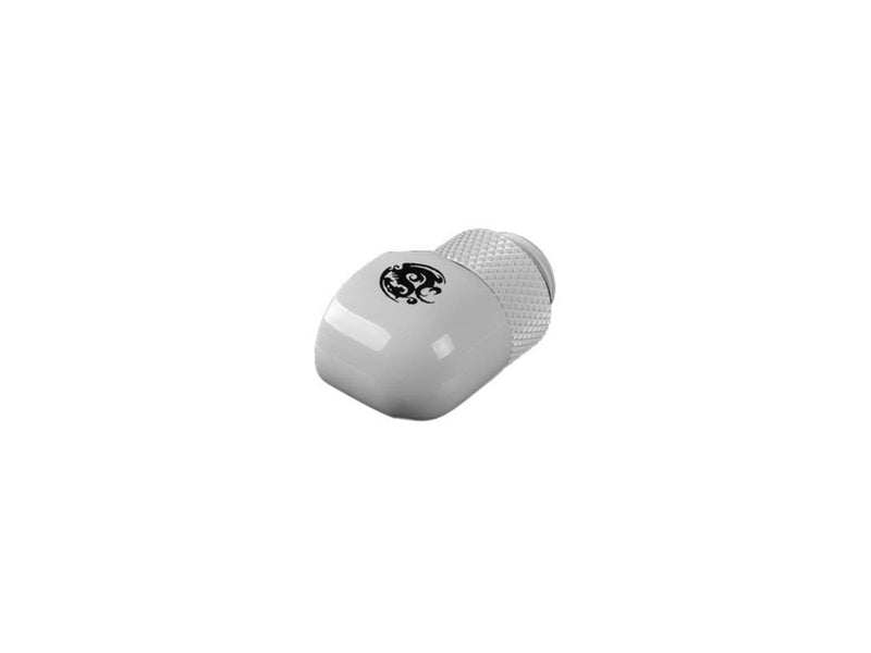 Bitspower G1/4" Deluxe White Rotary 90-Degree IG1/4" Extender