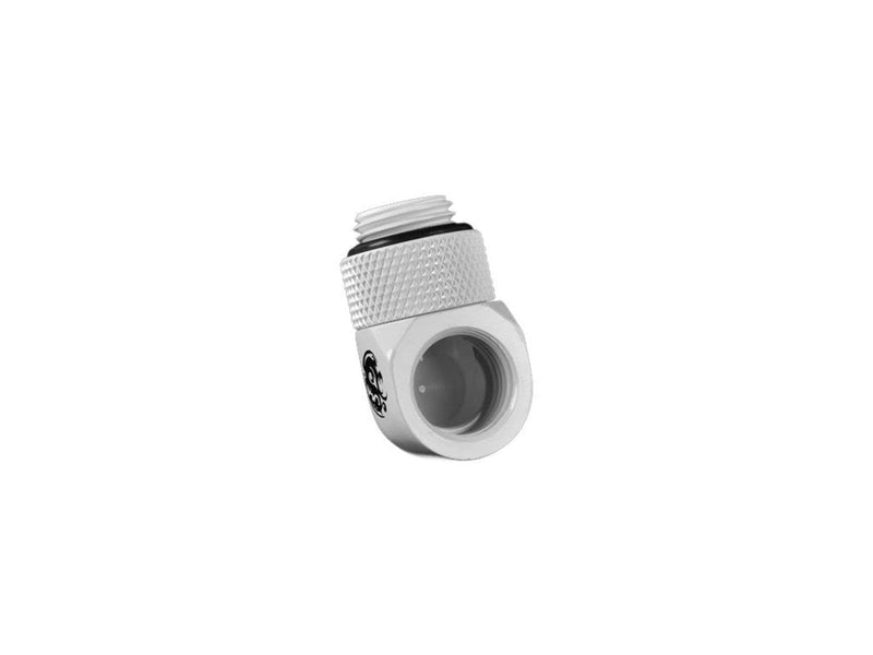 Bitspower G1/4" Deluxe White Rotary 90-Degree IG1/4" Extender