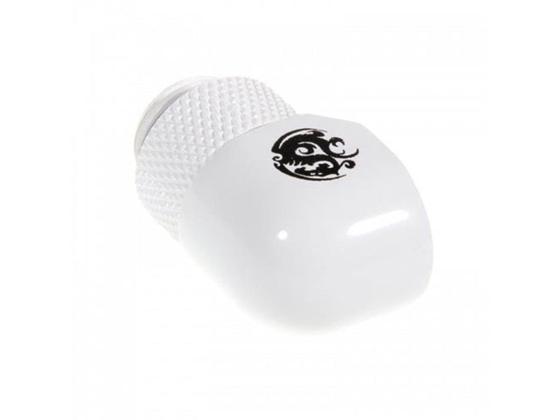 Bitspower G1/4" Deluxe White Rotary 90-Degree IG1/4" Extender