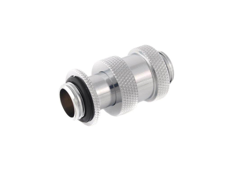 Bitspower Silver Shining Dual G1/4" Adjustable Aqua Link Pipe I (22-31MM)