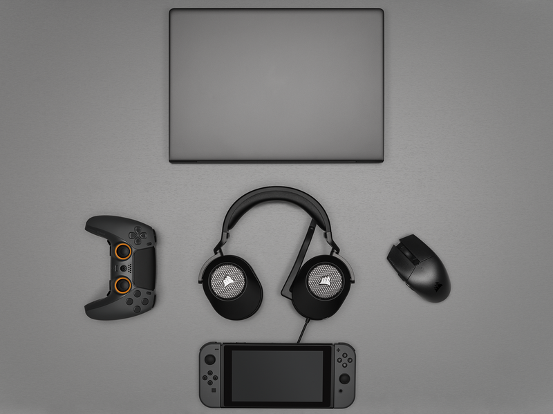 Corsair HS65 SURROUND Gaming Headset - Carbon