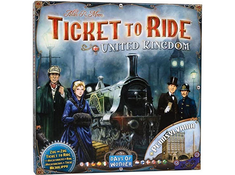 Days of Wonder Ticket To Ride Map Coll. #5 UK/Pennsylvania