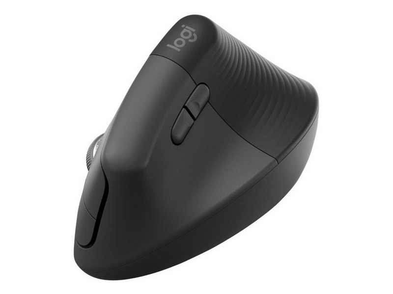 Logitech Lift for Business - Left Handed - Graphite - Ergonomische Maus (Schwarz)