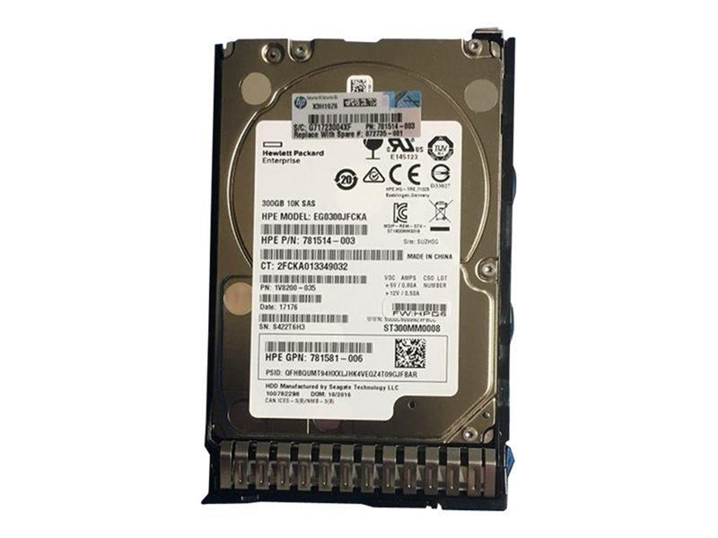 HP E - 300GB - Festplatten - 872735-001 - SAS3 - 2.5"
