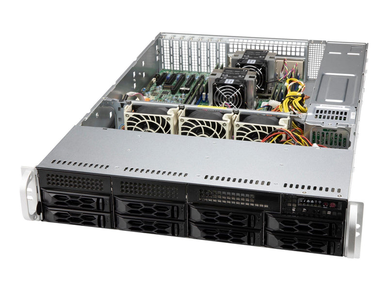 Supermicro SCLA25TQC R609LP - Gehäuse - Server (Rack) - Schwarz