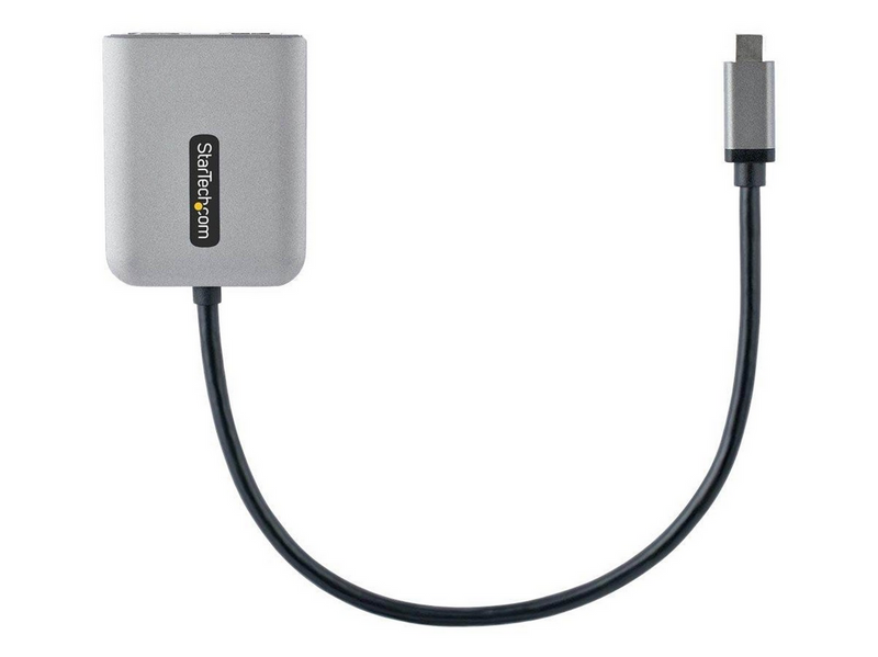 StarTech.com USB-C to Dual HDMI MST HUB Dual HDMI 4K 60Hz USB Type C Multi Monitor Adapter for Laptop w/ 1ft (30cm) cable