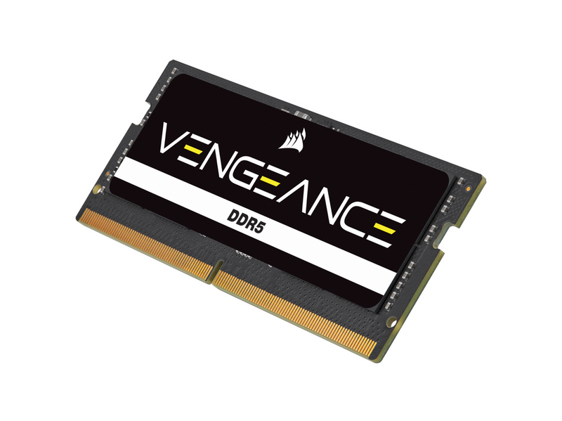 Corsair Vengeance SODIMM DDR5-4800 - 8GB - CL40 - Single Channel (1 pcs) - Intel XMP - Schwarz