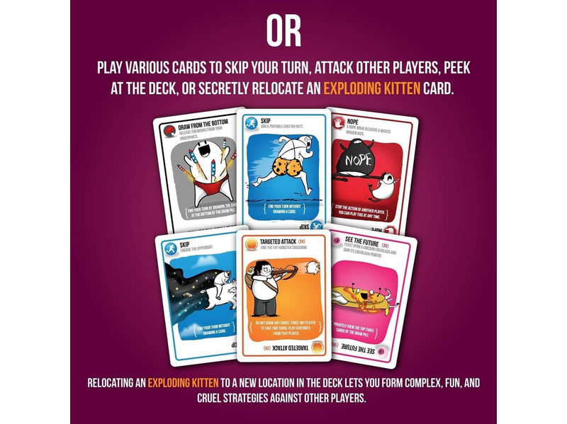 Exploding Kittens Party Pack Game (ENG)