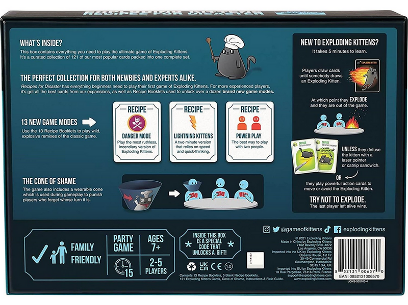 Exploding Kittens Recipes for Disaster (ENG)