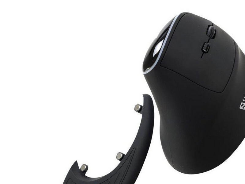 Sandberg Wireless Vertical Mouse Pro - Vertical mouse (Schwarz)