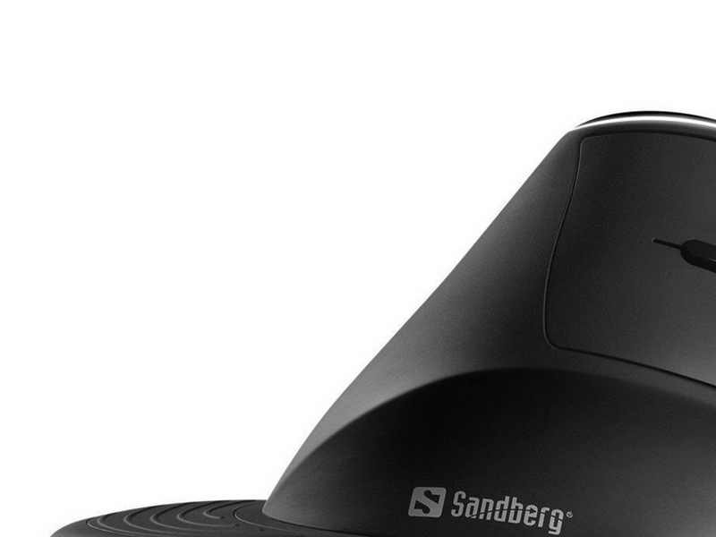 Sandberg Wireless Vertical Mouse Pro - Vertical mouse (Schwarz)