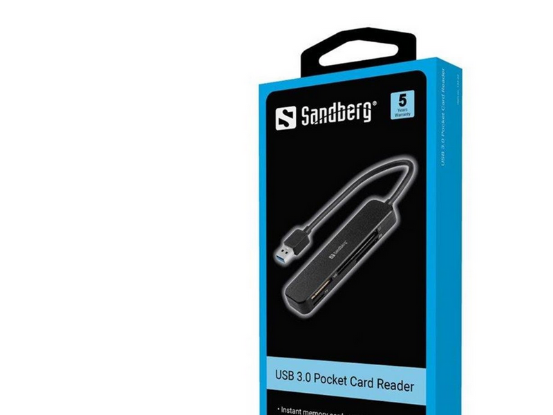 Sandberg USB 3.0 Pocket Card Reader