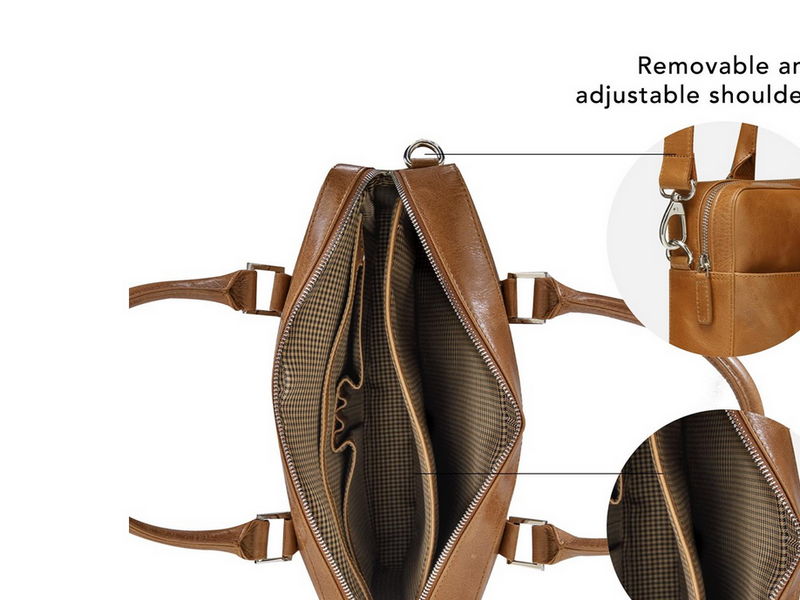 dbramante1928 Rosenborg Laptop-Tasche für Laptop 16" | Braun