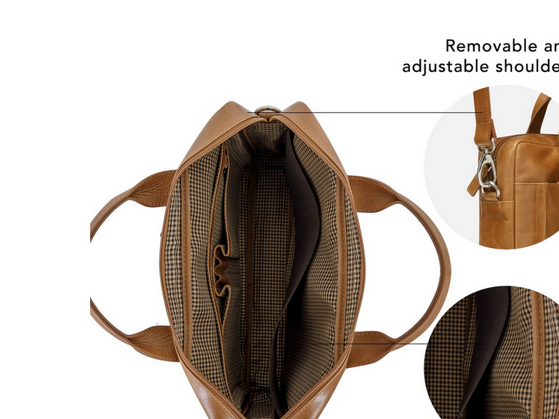 dbramante1928 Amalienborg Laptop-Tasche für Laptop 15" | Braun