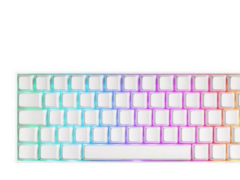 Deltaco GAMING WK95R Wireless - Gaming Tastaturen - Deutsch - Weiss