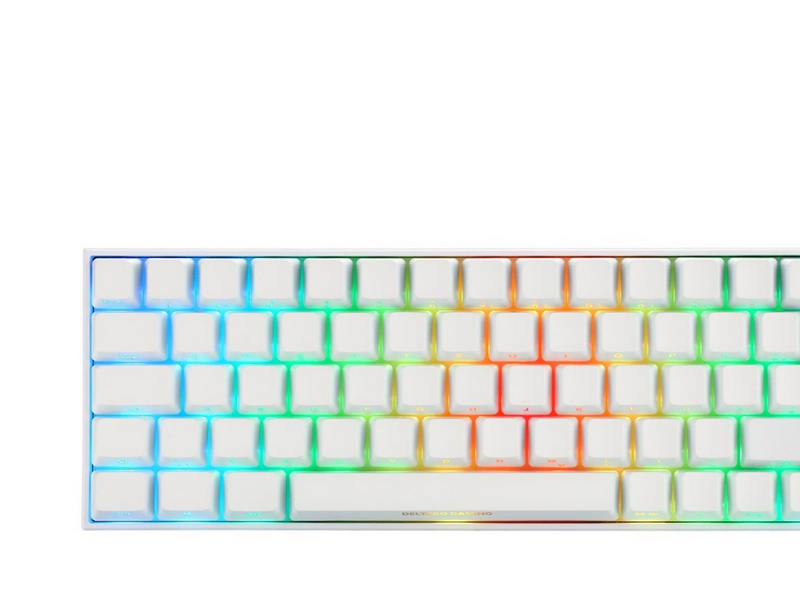 Deltaco GAMING WK95R Wireless - Gaming Tastaturen - Deutsch - Weiss