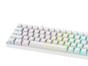 Deltaco GAMING WK95R Wireless - Gaming Tastaturen - Deutsch - Weiss