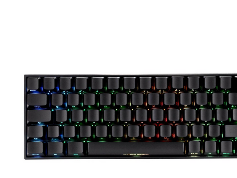 Deltaco GAMING DK440R Wireless Keyboard (DE) - Gaming Tastaturen - Deutsch - Schwarz