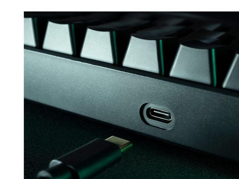 Deltaco GAMING DK440R Wireless Keyboard (DE) - Gaming Tastaturen - Deutsch - Schwarz