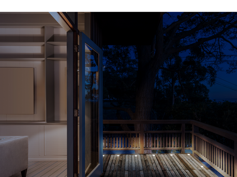 Deltaco Smart Home decklight kit warm white light and RGB silver