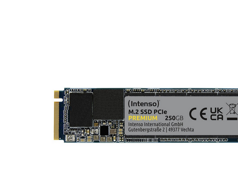Intenso Premium M.2 SSD - 250GB - PCIe 3.0 - M.2 2280