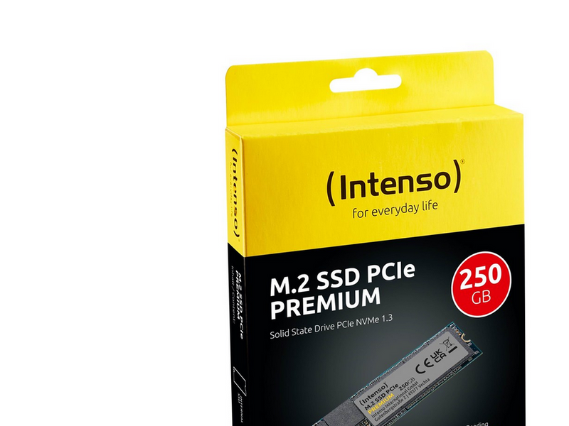 Intenso Premium M.2 SSD - 250GB - PCIe 3.0 - M.2 2280