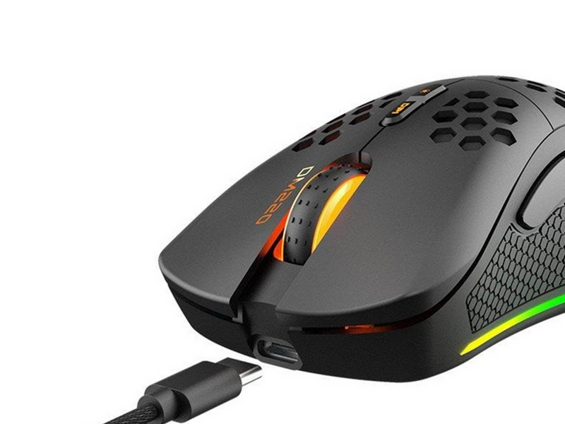 Deltaco GAMING DM220 - Maus (Schwarz)