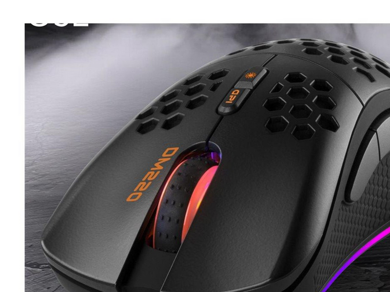Deltaco GAMING DM220 - Maus (Schwarz)