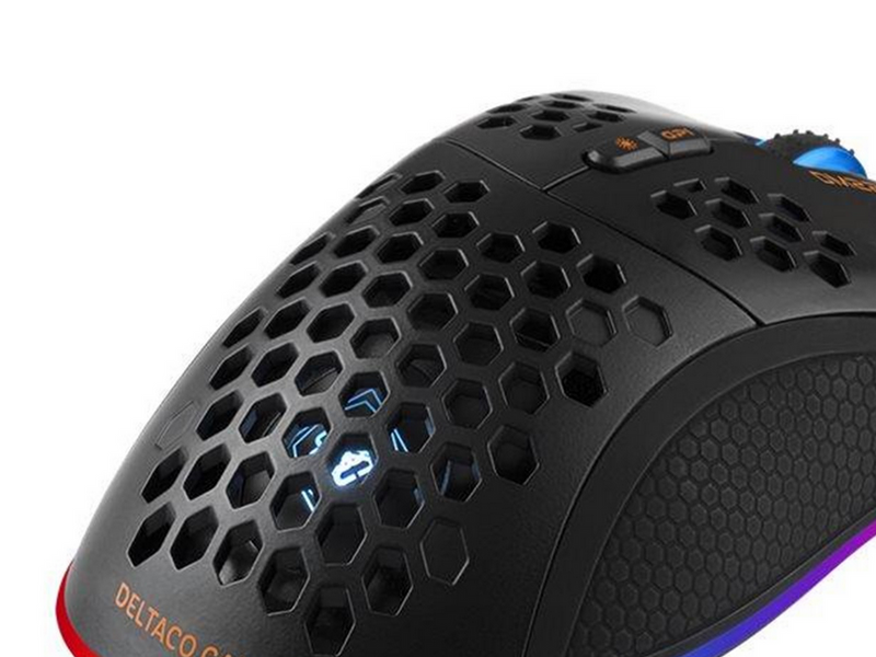 Deltaco GAMING DM220 - Maus (Schwarz)