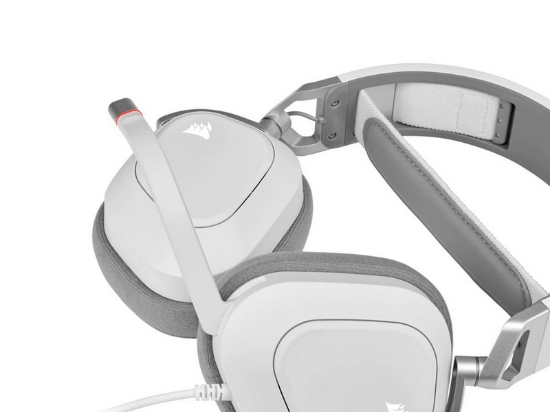 Corsair HS80 RGB USB Premium Gaming Headset - White