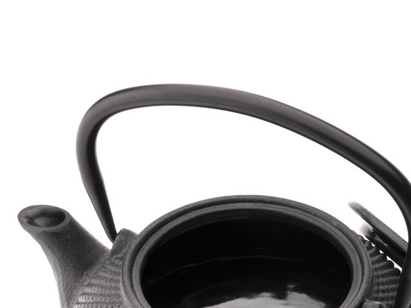 bredemeijer Teekanne, schwarz, Gusseisen, 0,8L, JANG