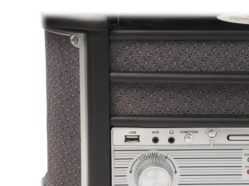 DENVER MRD-51 - Retro music system - LP - CD - FM - DAB - Black