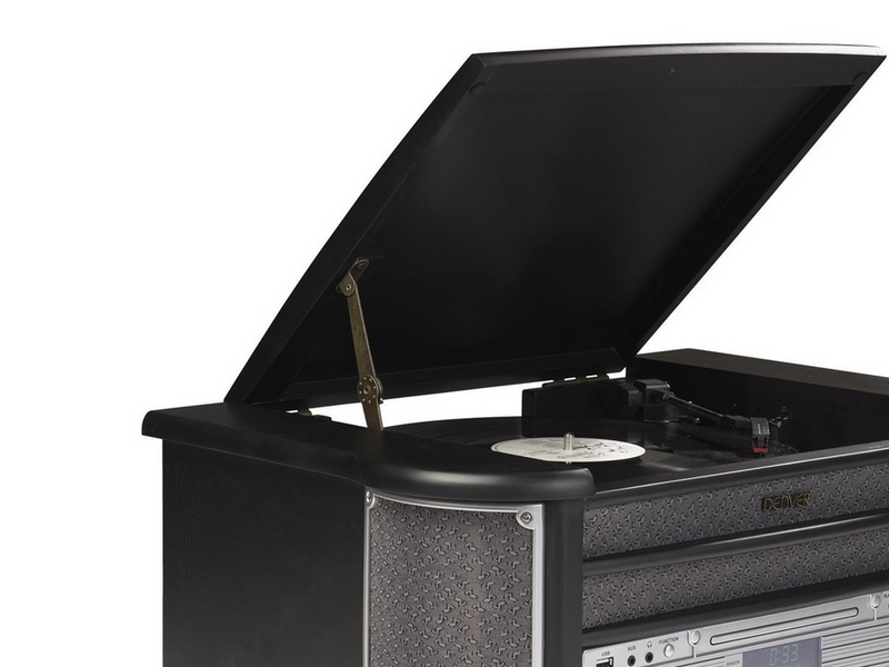 DENVER MRD-51 - Retro music system - LP - CD - FM - DAB - Black