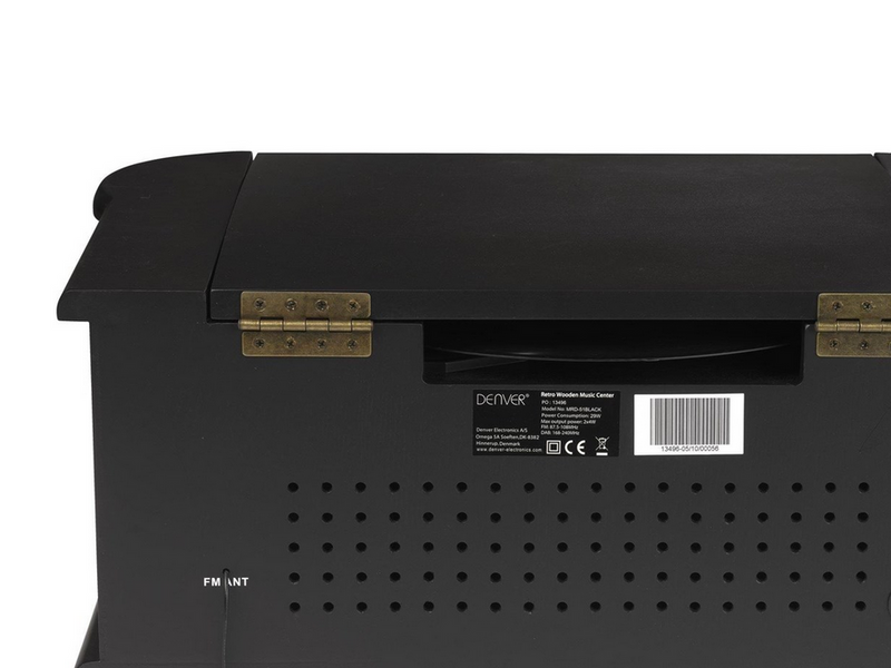 DENVER MRD-51 - Retro music system - LP - CD - FM - DAB - Black